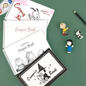 피너츠 스누피 크로키북 4 option)