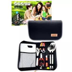 GGOMI 10종 캠핑 세트취사조리도구 아웃도어 기구 셋트 요리