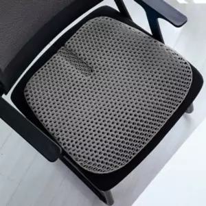 [블루마켓]젤리탱탱 벌집 쿨방석 U형 그레이 쿨링 운전 여름방석 쿨젤방석 통풍방석 시원한방석 벌집방석