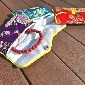 비단 지갑 파우치 미니 3컬러 용돈