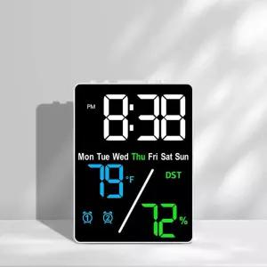온습도 전자 알람 시계 인테리어시계 탁상 디지털시계