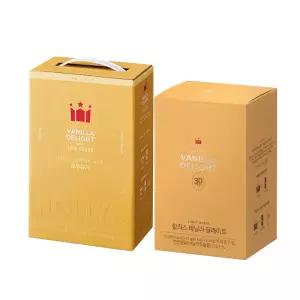 할리스 바닐라 딜라이트 미니 로우슈거 50입, 1개 + 바닐라 딜라이트 커피믹스 30입,1개