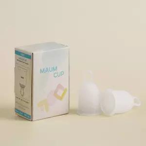 마음컵 생리컵 100% 의료용 실리콘 식약처 허가 수영장 운동 생리대 25ml