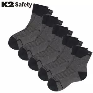 [K2세이프티]K2 데일리양말 등산양말 5켤레 스포츠 아웃도어 작업 여름 남자 여자