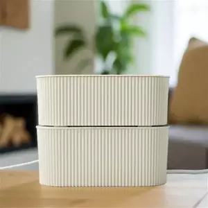 멀티탭 정리함 모던마티스 전선 케이블 공유기 셋톱박스 정리 수납 박스 1+1