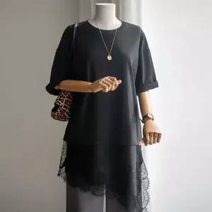 (안나앤모드) neon 레이스 레이어드 티셔츠[티셔츠EDN62]