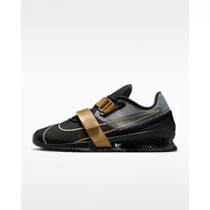 나이키 로말레오 4 역도화 - 블랙/메탈릭 골드/화이트/메탈릭 골드 CD3463-001