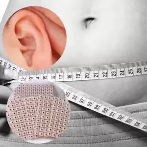 귀 지압 스티커 혈자리 일회용 휴대용 귀 지압 패치 간편 스트레스 부착형 밀착 완화 투명 피부