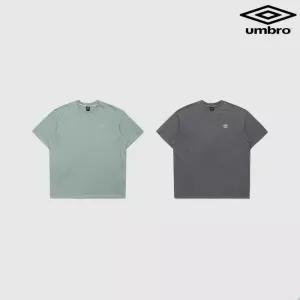 백화점 엄브로 HBL 위켄드 훌리건 피그먼트 워싱 반팔 티셔츠 UQ221CRS56 2종
