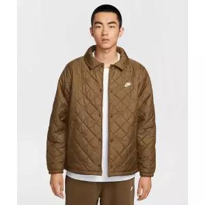 나이키 NIKE 클럽 코치 재킷 M - 모스우드 브라운:화이트 HV1378-235HV1378-235 129948