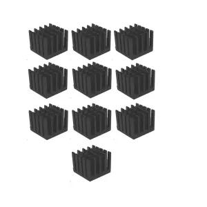 이지카고 10개 20mm 히트싱크 202015mm 열전도성 접착 테이프 냉각용 알루미늄 라디에이터 GPU IC 칩 VRAM