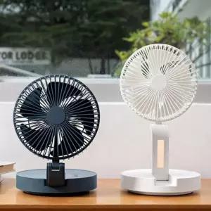 3단 조절 자동 회전 탁상형 휴대용 폴딩 가능 선풍기 미니 직장인 여름 미니써 큘레