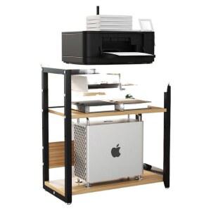 선반 블랙 블랙랙 프레임 프린터 블랙보드 프린트 받침대 복합기 원목 수납 오디오