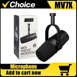 Podcasting 라이브 스트리밍 녹음 더빙 게임  XLR 인터페이스가 있는 MV7X 전문 다이나믹 보컬 마이크
