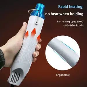 무선히팅건 열풍기 EU 납땜 온풍기 공예 전기 열풍 건조기 미니 수축 튜빙 차량용 랩핑용