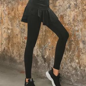 여성 치마레깅스 요가 필라테스 하의 스포츠 운동바지