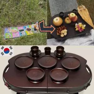 산소용 간이 다이소 성묘 제기 세트 성묘 상차림 산소 준비물 휴대용 제사상 벌초상 수목장 14p 16p 20p