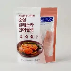 MSC순살 알래스카 연어 필렛 450G(팩)