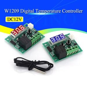1510Pcs Javino W1209 DC 5V12V 열 냉각 온도 조절기 스위치 냉장고히터 용 컨트롤러