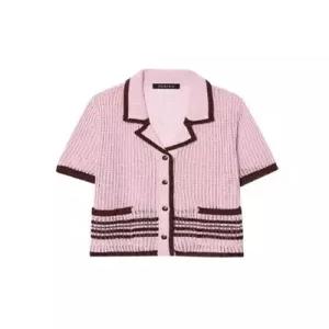 정장세트 세트 상의+반바지 니트넥 여성용 봄 BE1