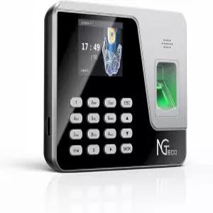 WiFi 및 소프트웨어가 없는 중소기업 직원을 위한 NGTeco 독립형 시간 시계 지문 PIN 클럭 입력 출력 기계