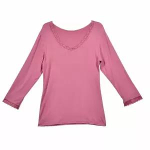 [라일리여성언더웨어] Rly 여성 8부 상의 어른내복 따뜻한내복