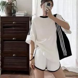 [라일리여성의류] Rly 컴포트 오버핏 반팔 트레이닝 세트 FSF-D 0