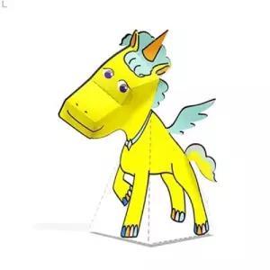 착시 유니콘 20장공작재료 과학수업 만들기 현상학습교구 만들기세트