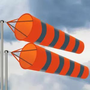 윈드삭 바람 반사 야외 형광 해안가 측정 연날리기