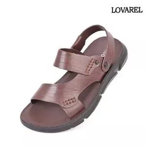 소가죽 2in1 남성샌들/슬리퍼 부드러운착화감 캐주얼샌들