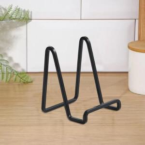 6인치 금속 접시 받침대, 사진, 기록, 테이블, 파티, 책상, 그릇, 표지판, 가정, 사무실용 이젤 프레임