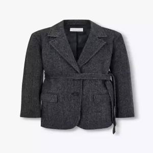 VOV 보브 벨티드 헤링본 코트 7194410100