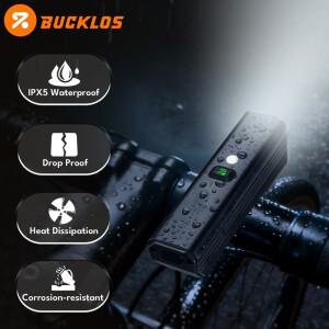 BUCKLOS 자전거 헤드라이트 고휘도 로드 바이크 스마트 센서 TYPE-C 충전 야간 라이딩 사이클링 램프 장시
