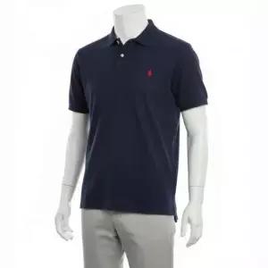 MUST IT_폴로 랄프로렌 포니 로고 자수 메쉬 남성 반팔 카라티 710783656012
