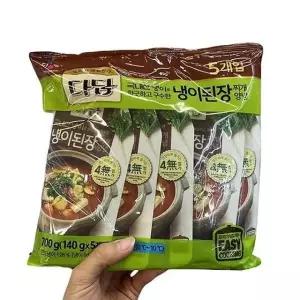 H) 씨제이 다담냉이된장찌개양념 140g x 5EA x 2개 a27902