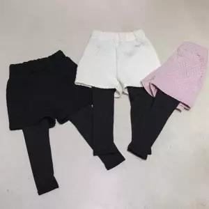 누빔 반바지 기모 레깅스 겨울 따뜻한 일체형 숏팬츠 레이어드 팬츠