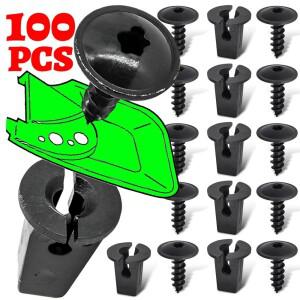 자동차  라이너 버클 M5 x 16 망간 강스틸 셀프 태핑 나사 패스너 사이드 스커트 범퍼 휠 아치 Torx 리테이