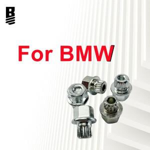 볼트 보스 1PCS  13치아 - 23 치아 도난 방지 휠 LockNut 키 어댑터 BMW 호환 13 5 6 7 시리즈 미니 소형 X
