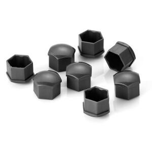 아우디 호환 A3 A4 A5 A6 A7 Q3 Q5 Q7 B8 B9 8V용 플라스틱 휠 너트 커버 20개 범용 볼트 캡 트림 자동차