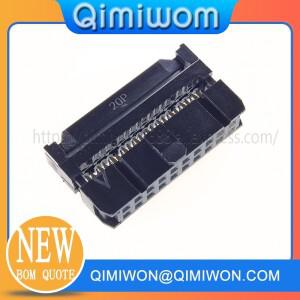 IDC 소켓 커넥터 1.27 이중 행 암 헤더 FC 2.54mm 피치 6P 8 10 12 14 16 20 24 26 30 3440 핀 개 와이어 m