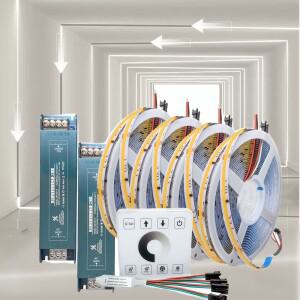 10M 20M 30M 40M 스트립 세트 WS2811 IC 경마 승마 흐르는 LED 빛 DC24V 360ledsm 픽셀 물 쫓는 유연한 테