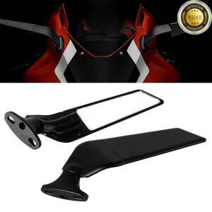 혼다 용 CBR1000RR CBR 250R 300R 오토바이 미러 수정 된 바람 날개 조정 가능한 회전