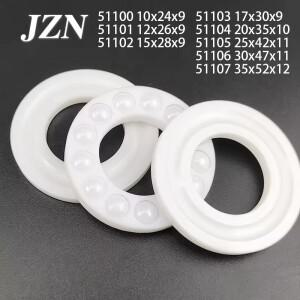 플랫 스러스트 볼 세라믹 베어링 51100 10x24x9 12x26x9 15x28x9 17x30x9 20x35x10mm