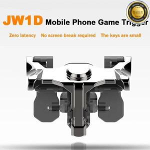 JW1D 휴대 전화 게임 패드 컨트롤러 PUBG Aim Shooter L1R1 용 4 손가락 트리거 IOS Android Universal 합