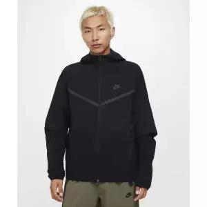 [국내매장판] 나이키 테크 우븐 윈드러너 풀집 자켓 M - 블랙 HM7152-010 241490