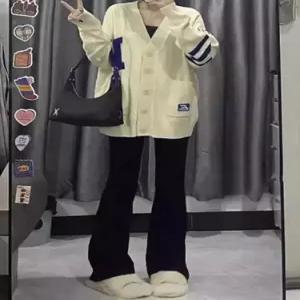 바지 여친 블랙 빅사이즈 배기 청바지 하이웨스트 스판 슬림핏 ST1