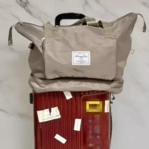 연카키 여행 보조 가방 접이식 보스턴백 천가방 짐가 여행가방 보스턴백