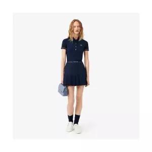 라코스테 LACOSTE 여성 로고밴딩 플리츠 미니스커트 JF5323-55N 166 JF5323-55N166 480200