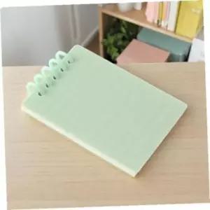 [문구/오피스] 파스텔 컬러 미니 수첩 루즈링 유선 스프링 줄노트 그린