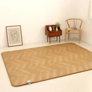 해링본 디자인 전기장판 183x230cm 거실장판